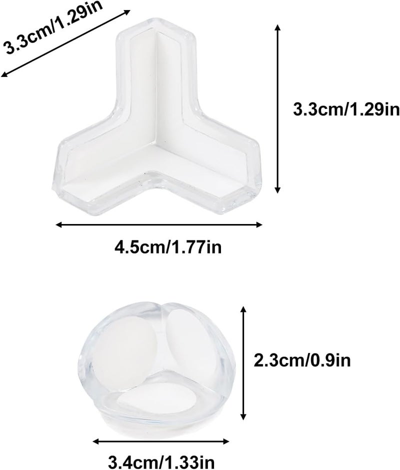 suyncyi 24 Pack Corner Guards Corner Protectors for Baby，Table Corner Protectors for Baby，Furniture Guards，Baby Proof Corner Protectors to Cover Sharp Furniture - Image 2
